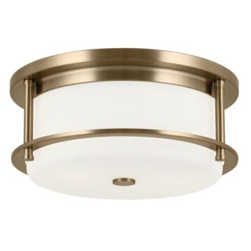 Brit Two Light Flush Mount in Champagne Bronze by Kichler