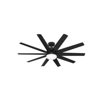 Overton 2-Light 60" Ceiling Fan in Matte Black