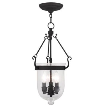 Jefferson 3-Light Pendant in Black