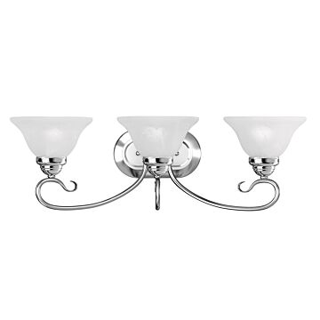 Coronado 3-Light Bathroom Vanity Light in Polished Chrome