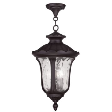 Oxford 3-Light Outdoor Pendant in Bronze