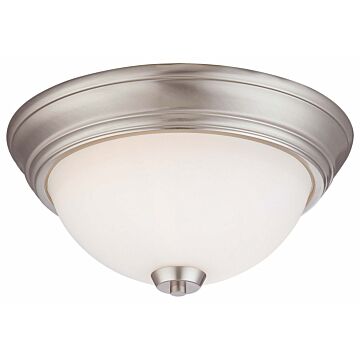 Overland Park Flush Mount in Brushed Nickel by Minka-Lavery