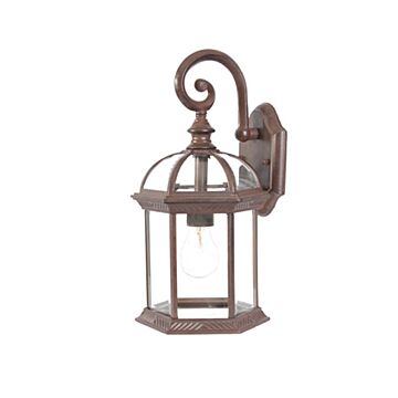 Dover 1-Light Wall Sconce in Burled Walnut