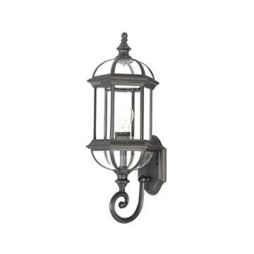 Dover 1-Light Wall Sconce in Matte Black