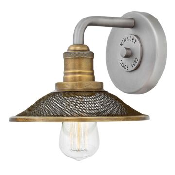 Hinkley Rigby 1-Light Bathroom Vanity Light In Antique Nickel