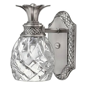 Hinkley Plantation 1-Light Bathroom Vanity Light In Polished Antique Nickel