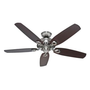 Builder 52"Ceiling Fan in Brushed Nickel by Hunter