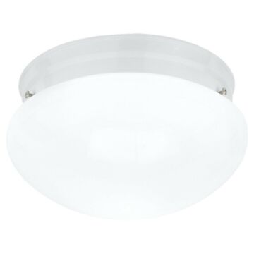 Webster 2-Light Flush Mount in White