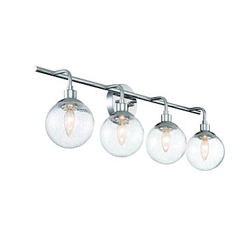 Que Four Light Vanity in Chrome by Craftmade