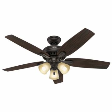 Newsome 52"Ceiling Fan in Premier Bronze by Hunter