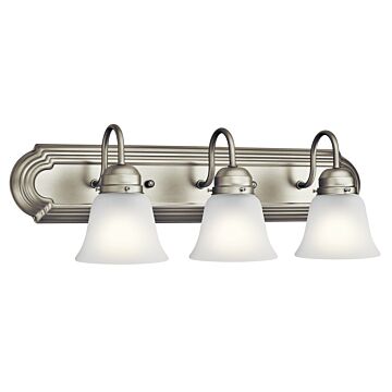 No Family Three Light Bath in Brushed Nickel by Kichler