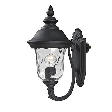 Z-Lite Armstrong 1-Light Outdoor Wall Sconce In Black