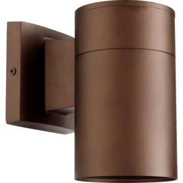 Cylinder One Light Wall Mount in Oiled Bronze by Quorum International