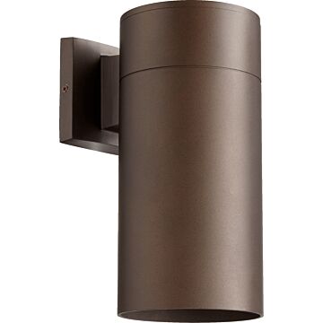 Cylinder One Light Wall Mount in Oiled Bronze by Quorum International