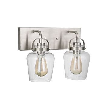 Trystan Two Light Vanity in Brushed Polished Nickel by Craftmade
