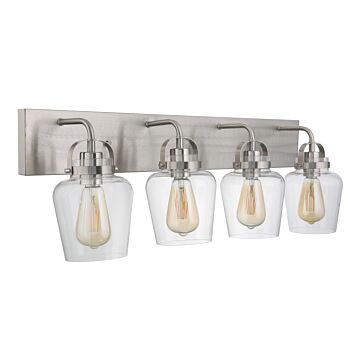 Trystan Four Light Vanity in Brushed Polished Nickel by Craftmade