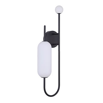 Tuli LED Wall Sconce in Flat Black by Craftmade