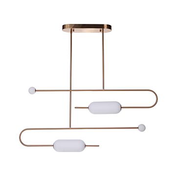 Tuli LED Island Pendant in Satin Brass by Craftmade