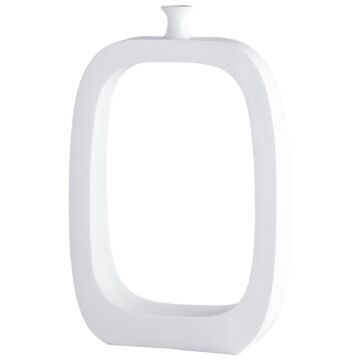 Beyond the Pale Vase in White by Cyan