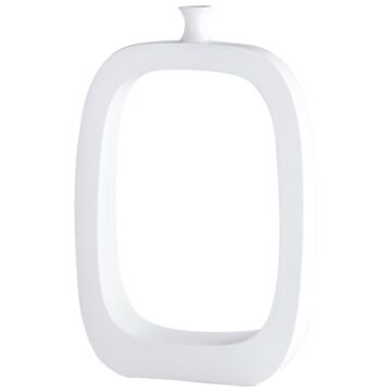 Beyond the Pale Vase in White by Cyan