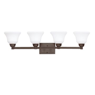Langford 4-Light LED Bathroom Vanity Light in Olde Bronze