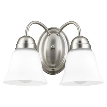 5404 Lighting Series Two Light Wall Mount in Satin Nickel by Quorum International