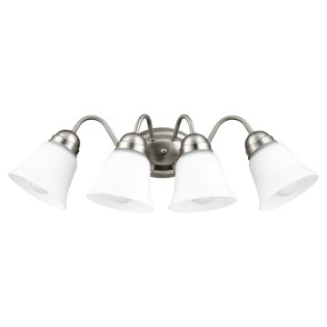 5404 Lighting Series Four Light Wall Mount in Satin Nickel by Quorum