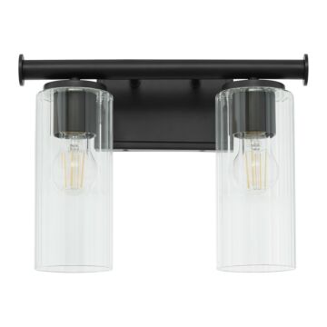 Juniper Two Light Vanity in Matte Black by Quorum International