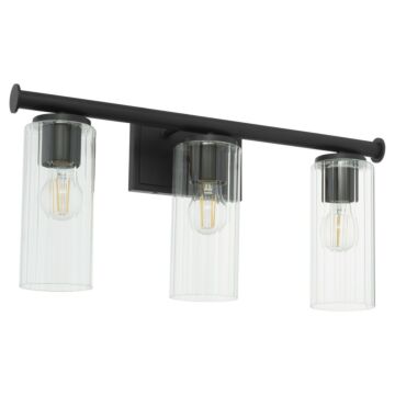 Juniper Three Light Vanity in Matte Black by Quorum International