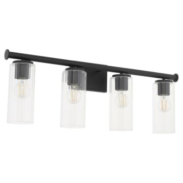 Juniper Four Light Vanity in Matte Black by Quorum International