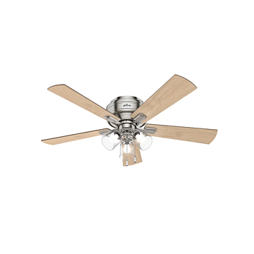 Crestfield 52"Ceiling Fan in Brushed Nickel by Hunter