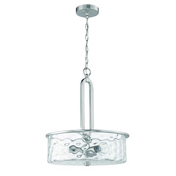 Collins Three Light Pendant in Brushed Polished Nickel by Craftmade