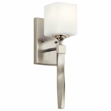Marette One Light Wall Sconce in Brushed Nickel by Kichler