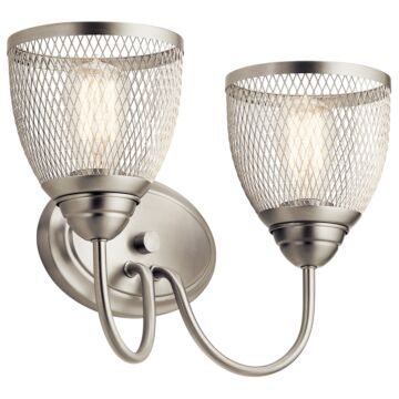 Voclain Two Light Bath in Brushed Nickel by Kichler