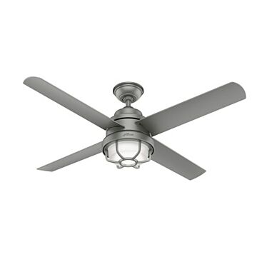 Searow 54"Ceiling Fan in Matte Silver by Hunter