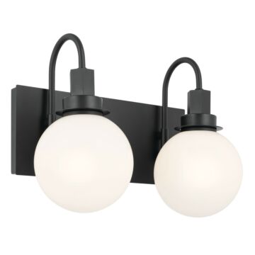 Hex Two Light Bath in Black by Kichler