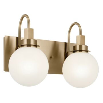 Hex Two Light Bath in Champagne Bronze by Kichler