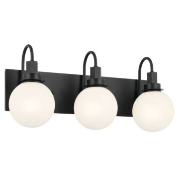 Hex Three Light Bath in Black by Kichler