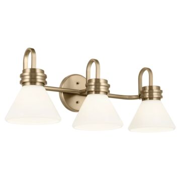 Farum Three Light Bath in Champagne Bronze by Kichler