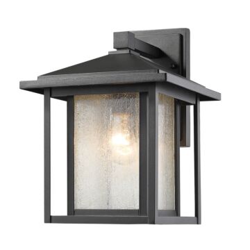 Z-Lite Aspen 1-Light Outdoor Wall Sconce In Black