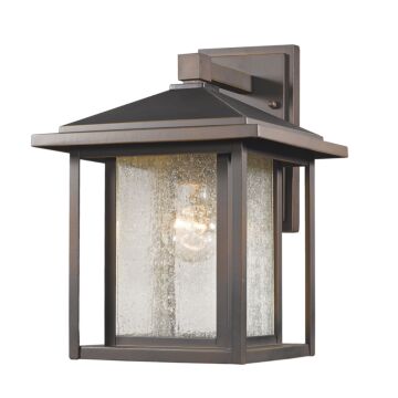 Z-Lite Aspen 1-Light Outdoor Wall Sconce In Oil Rubbed Bronze