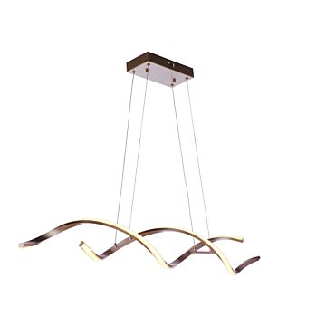 Pulse LED Island Pendant in Champagne Brass by Craftmade