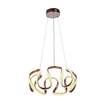 Pulse LED Pendant in Champagne Brass by Craftmade