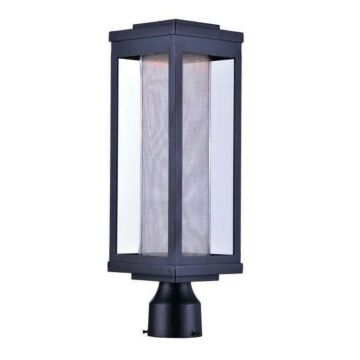 Salon LED LED Outdoor Post Pier Mount in Black by Maxim