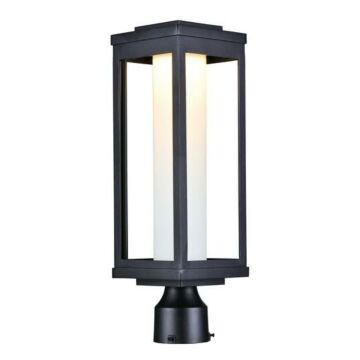 Salon LED LED Outdoor Post Pier Mount in Black by Maxim