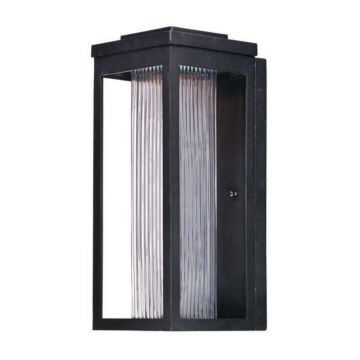 Salon LED LED Outdoor Wall Sconce in Black by Maxim