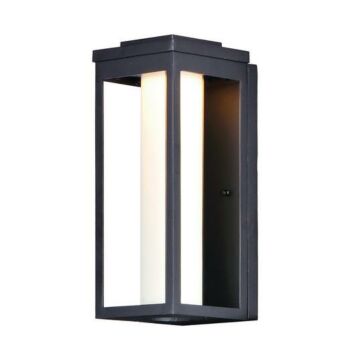 Salon LED LED Outdoor Wall Sconce in Black by Maxim