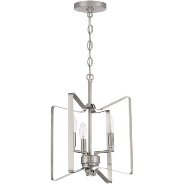 Shayna Three Light Convertible Semi Flush in Brushed Polished Nickel by Craftmade