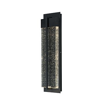 Cascade LED Outdoor Wall Sconce in Black by Maxim
