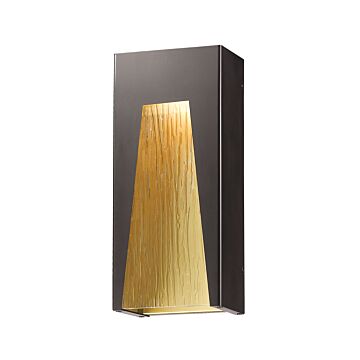 Z-Lite Millenial 1-Light Outdoor Wall Sconce In Bronze Gold